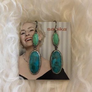Sabika turquoise drop earrings